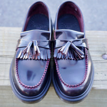 Load image into Gallery viewer, DR MARTENS Adrian Tassel Loafer Cherry Red