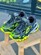 Load image into Gallery viewer, BALENCIAGA Track 2 Sneakers Black Yellow Green