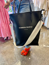 Load image into Gallery viewer, COMMON PEOPLE Tote Bag Black