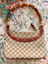 Load image into Gallery viewer, GUCCI Anita Bamboo Handle In GG Monogram