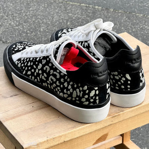 RAG & BONE Army Low Cheetah Sneakers Black White