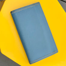 Load image into Gallery viewer, LOUIS VUITTON SUHALI LEATHER TRIFOLD WALLET BLUE