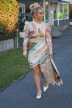 Load image into Gallery viewer, ZIMMERMANN  Luminosity Lace Drape Mini Dress Chattering Stripe