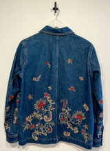 Load image into Gallery viewer, ZARA Premium Denim Collection Embroidered Denim Jacket