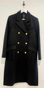 SMYTHE Double Breasted Wool Overcoat