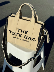 MARC JACOBS The Jacquard Medium Tote Bag Warm Sand