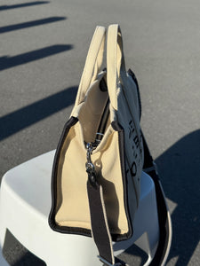 MARC JACOBS The Jacquard Medium Tote Bag Warm Sand