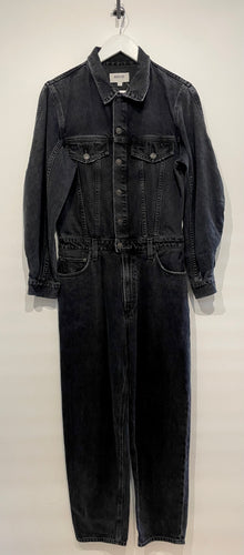 AGOLDE Balloon Sleeve Jumpsuit Black