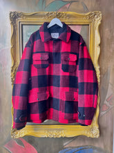 Load image into Gallery viewer, WOOLRICH Checked Jacket Red &amp; Black