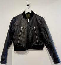 Load image into Gallery viewer, ZADIG &amp; VOLTAIRE Bunta Cuir Reversible Leather Jacket Black