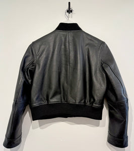 ZADIG & VOLTAIRE Bunta Cuir Reversible Leather Jacket Black