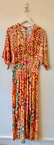 BA&SH Lucia Printed Dress