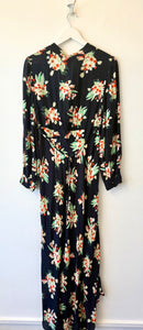 RIXO Trula Dress in Tulip Cloud Black