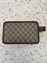 Load image into Gallery viewer, GUCCI ORIGINAL GG Supreme Canvas Travel Case Brown