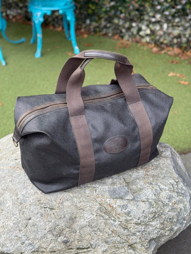MULBERRY Clipper Scotch Grain Holdall Black