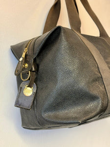MULBERRY Clipper Scotch Grain Holdall Black