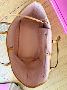 LOUIS VUITTON Neverfull GM Tote Bag Rose Ballerina