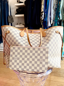 LOUIS VUITTON Neverfull GM Tote Bag Rose Ballerina