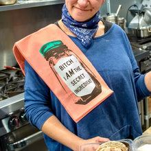 Load image into Gallery viewer, BLUE Q Tea Towel Bitch I Am The Secret Ingredient