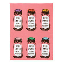 Load image into Gallery viewer, BLUE Q Tea Towel Bitch I Am The Secret Ingredient