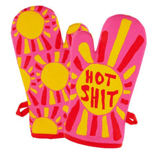 Load image into Gallery viewer, BLUE Q Oven Glove Hot Shit