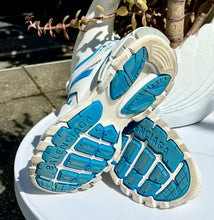 Load image into Gallery viewer, BALENCIAGA X ADIDAS Track Forum Low Top Sneaker White/Blue