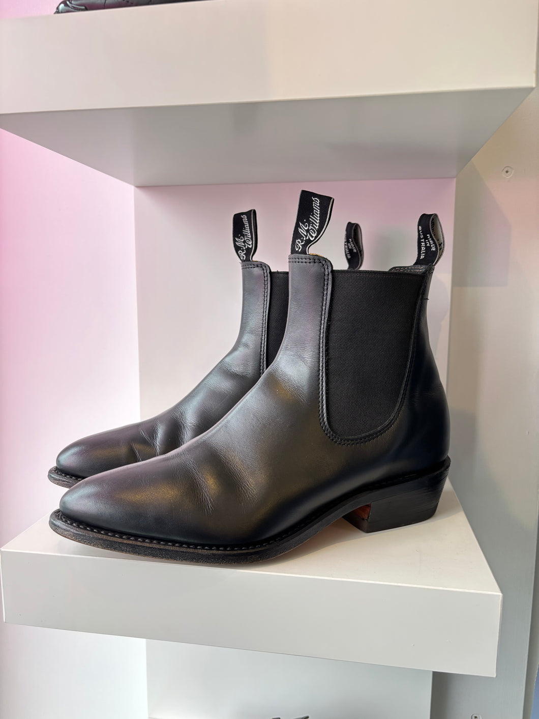 RM WILLIAMS Lady Yearling Leather Blac