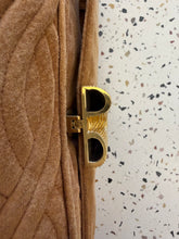Load image into Gallery viewer, FENDI Brown Suede Pasta Flap Clutch-Cross Body