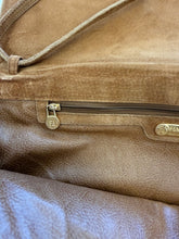 Load image into Gallery viewer, FENDI Brown Suede Pasta Flap Clutch-Cross Body