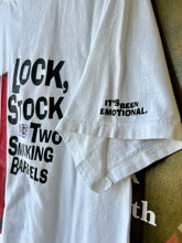 Load image into Gallery viewer, VINTAGE MENS LOCK STOCK AND TWO SMOKING BARRELS TEE WHITE