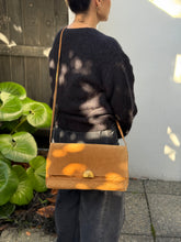 Load image into Gallery viewer, FENDI Brown Suede Pasta Flap Clutch-Cross Body