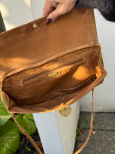Load image into Gallery viewer, FENDI Brown Suede Pasta Flap Clutch-Cross Body