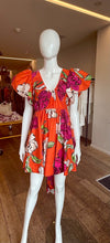 Load image into Gallery viewer, AJE Gretta Bow Back Mini Dress vivid Camellia