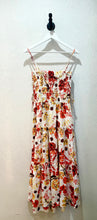 Load image into Gallery viewer, SHONA JOY Kalani Shirred Tiered Midi Dress Coconut/Multi