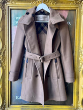 Load image into Gallery viewer, BURBERRY BRIT DAYLESMOORE WOOL BLEND COAT CAMEL