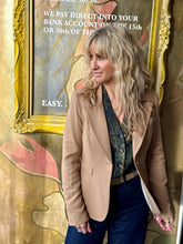 Load image into Gallery viewer, SMYTHE Classic Duchess Blazer Camel