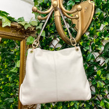 Load image into Gallery viewer, MICHAEL KORS Trisha Large Slouchy Shoulder bag Optic White