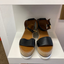 Load image into Gallery viewer, SEE BY CHLOE Glyn Espadrille Sandals Black