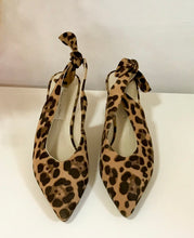 Load image into Gallery viewer, KATHRYN WILSON Cheetah Sling backs