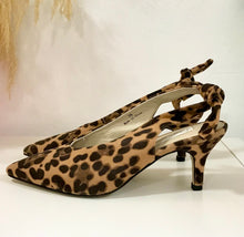 Load image into Gallery viewer, KATHRYN WILSON Cheetah Sling backs