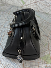 Load image into Gallery viewer, CHRISTIAN DIOR Gambler Dice Bowler Bag Black