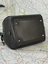 Load image into Gallery viewer, CHRISTIAN DIOR Gambler Dice Bowler Bag Black
