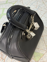 Load image into Gallery viewer, CHRISTIAN DIOR Gambler Dice Bowler Bag Black