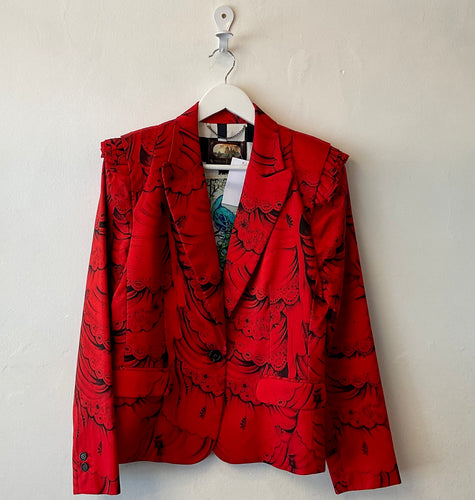 TRELISE COOPER Red Riding Jacket Burlesque