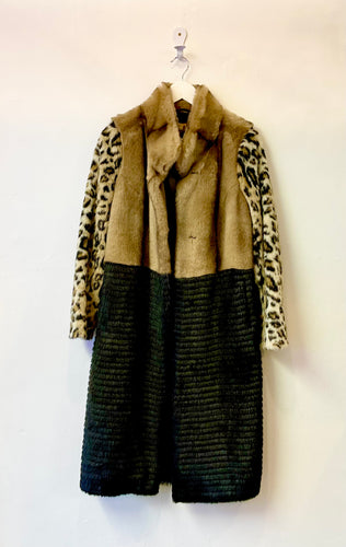 TRELISE COOPER Fur De Lis Coat in Animal