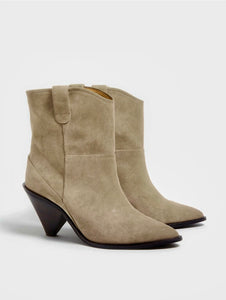 LA TRIBE X SUPERETTE Sienna Ankle Boot Stone Suede