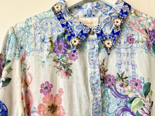 Load image into Gallery viewer, CAMILLA The Paint Me Positano Waist Tie Shirt Dress