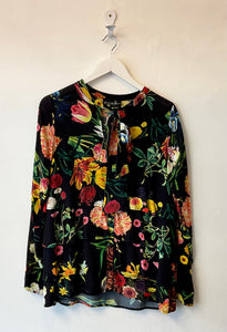CURATE by Trelise Cooper Peach For The Sky Shirt in Iris you all the happiness
