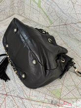 Load image into Gallery viewer, VIA REPUBBLICA Vintage Studded Bag Black