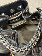 Load image into Gallery viewer, VIA REPUBBLICA Vintage Studded Bag Black